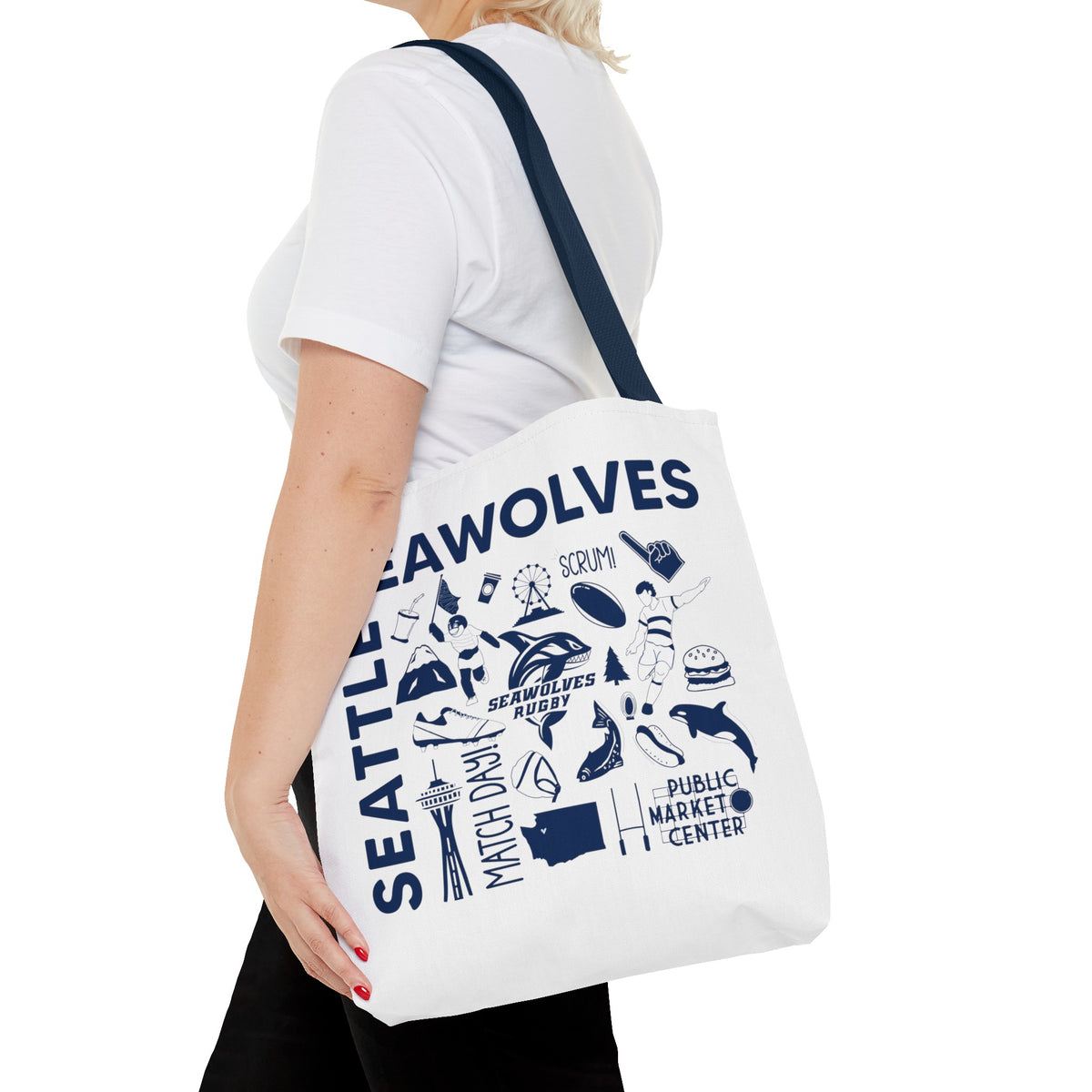 ONLINE ONLY: Seawolves Graphic Tote Bag – SEATTLE SEAWOLVES RUGBY