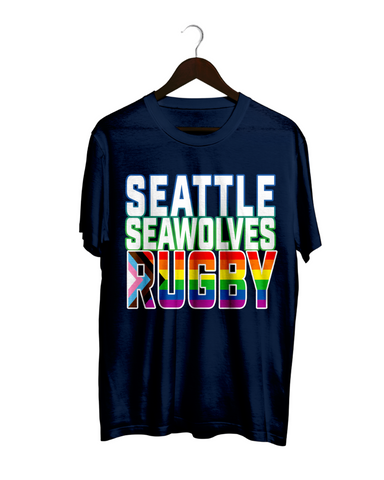 Seattle Seawolves Rugby Pride T-Shirt 2025