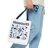 ONLINE ONLY: Seawolves Graphic Tote Bag