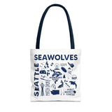 ONLINE ONLY: Seawolves Graphic Tote Bag