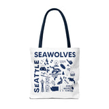 ONLINE ONLY: Seawolves Graphic Tote Bag