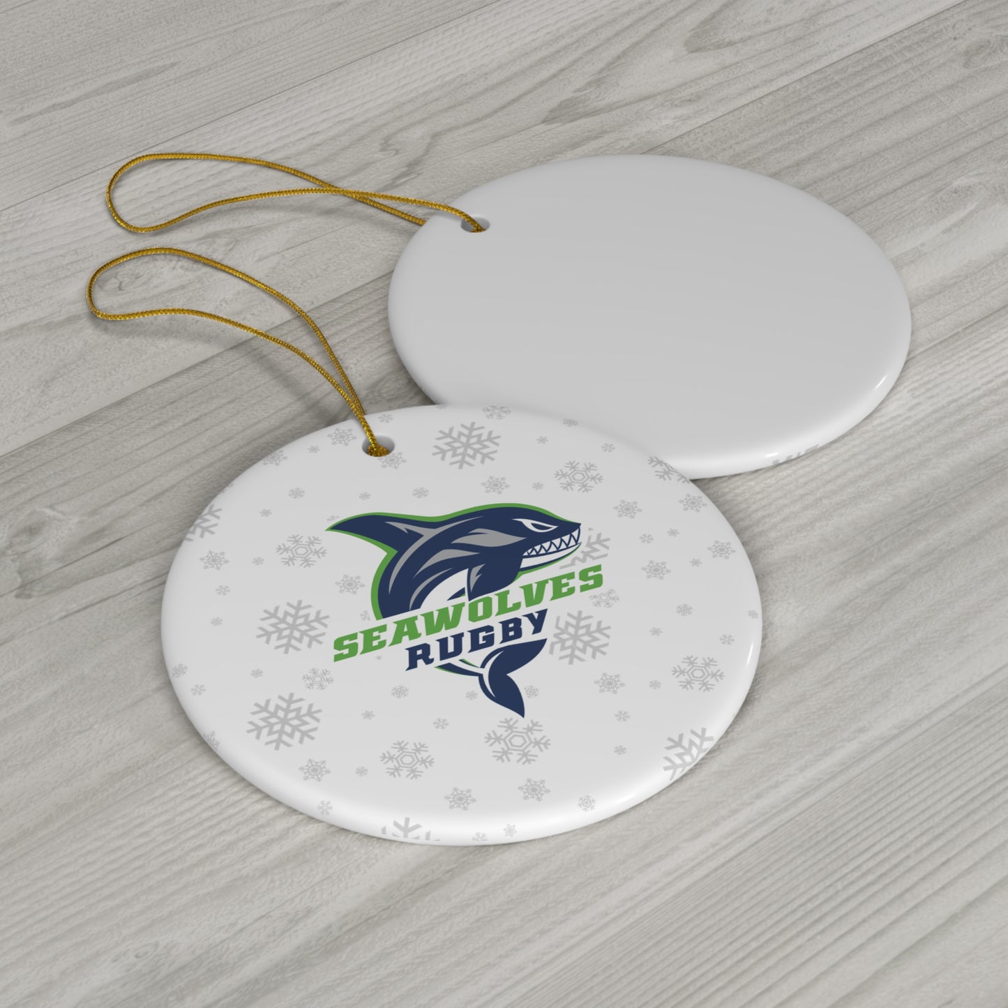 ONLINE ONLY: Seawolves Ceramic Ornament