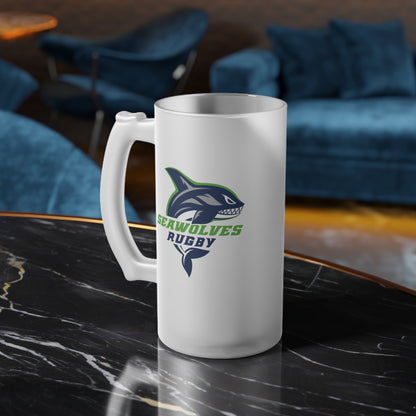 ONLINE ONLY: Seawolves Frosted Glass Beer Mug