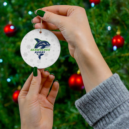 ONLINE ONLY: Seawolves Ceramic Ornament