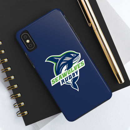 ONLINE ONLY: Seawolves Navy Tough Phone Case