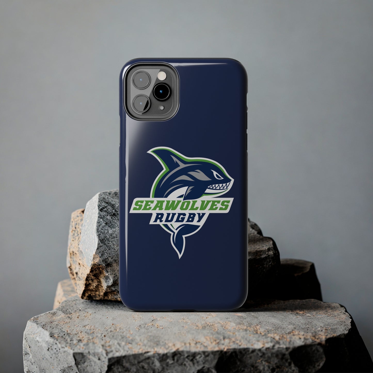 ONLINE ONLY: Seawolves Navy Tough Phone Case