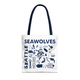 ONLINE ONLY: Seawolves Graphic Tote Bag