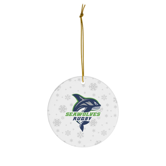 ONLINE ONLY: Seawolves Ceramic Ornament