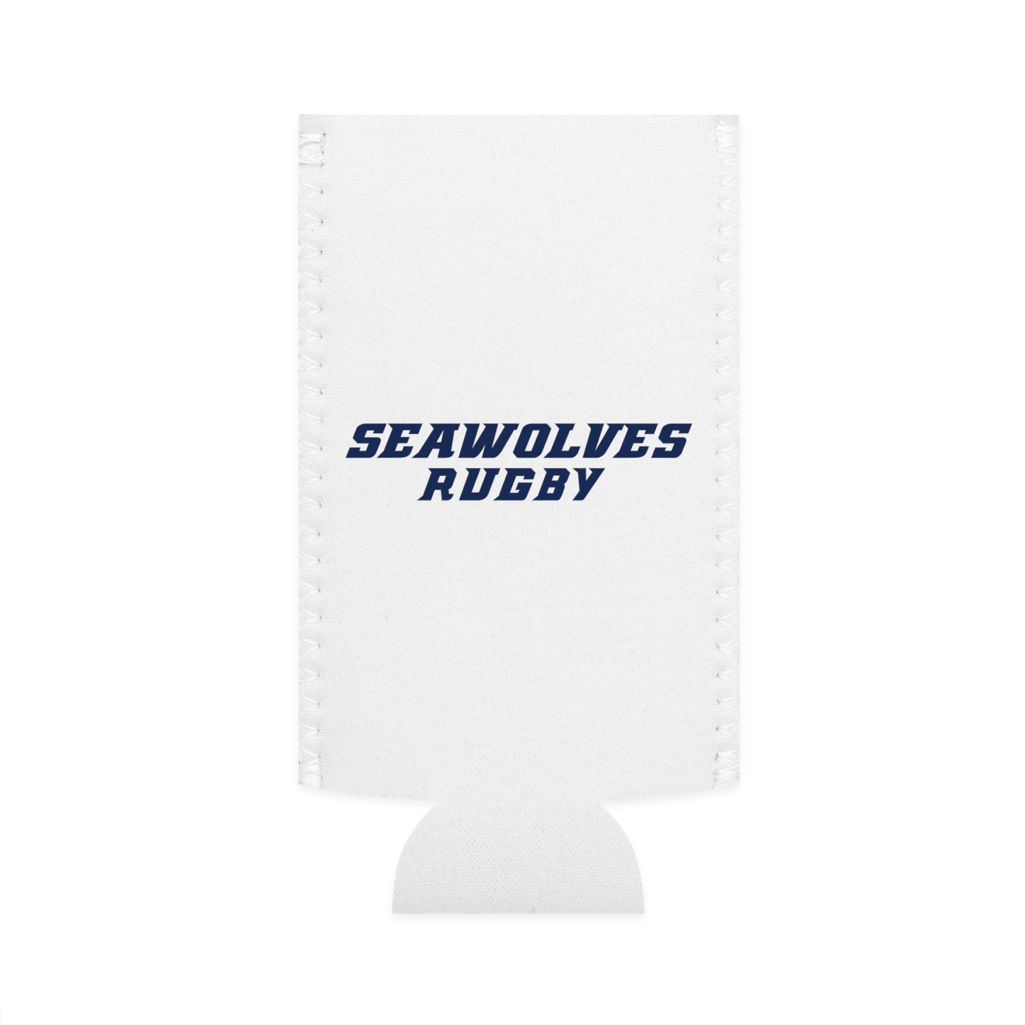 ONLINE ONLY: Seawolves White 12oz - Slim Koozie