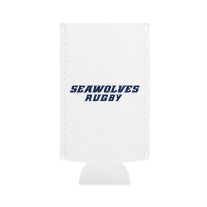 ONLINE ONLY: Seawolves White 12oz - Slim Koozie