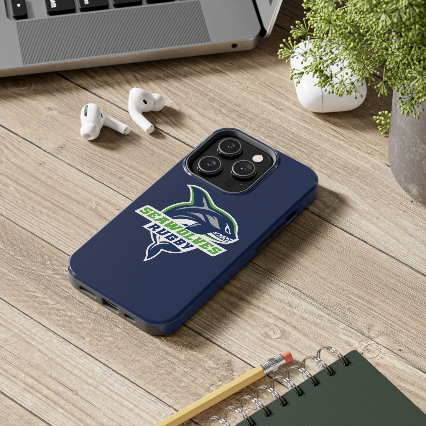 ONLINE ONLY: Seawolves Navy Tough Phone Case