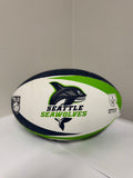 Seattle Seawolves Orca Supporter Rugby Ball