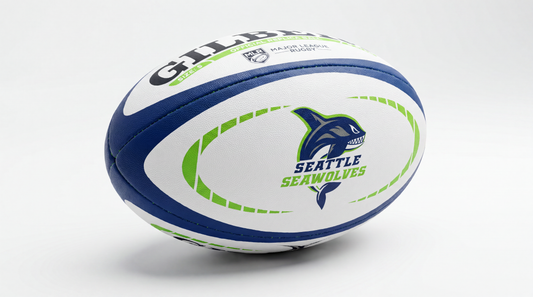 Custom Seattle Seawolves Gilbert Rugby Ball