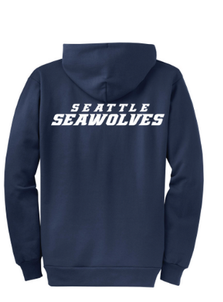 Seawolves Navy Full-Zip Sweatshirt (Limited Quantity)