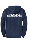 Seawolves Rugby Navy Full-Zip Sweatshirt