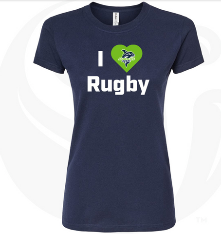 Seawolves Rugby I Love Rugby Women's T-Shirt