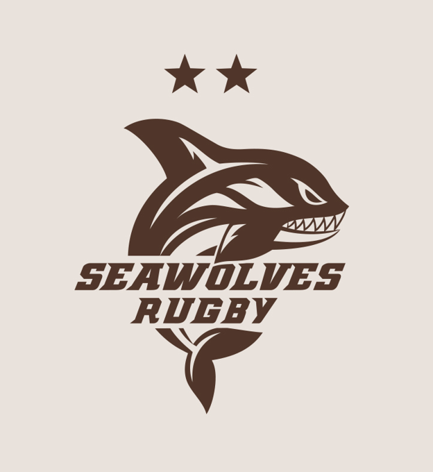 Seawolves Women's Cropped Cream Hoodie (Limited Quantity)