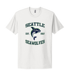 Seawolves White Retro T-Shirt