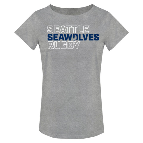 Youth Girl's Seattle Seawolves Rugby Gray T-Shirt