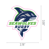 Seawolves Rugby Logo Sticker